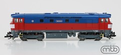 Dieselová lokomotiva ř. 749 019-6 ČD (TT) 