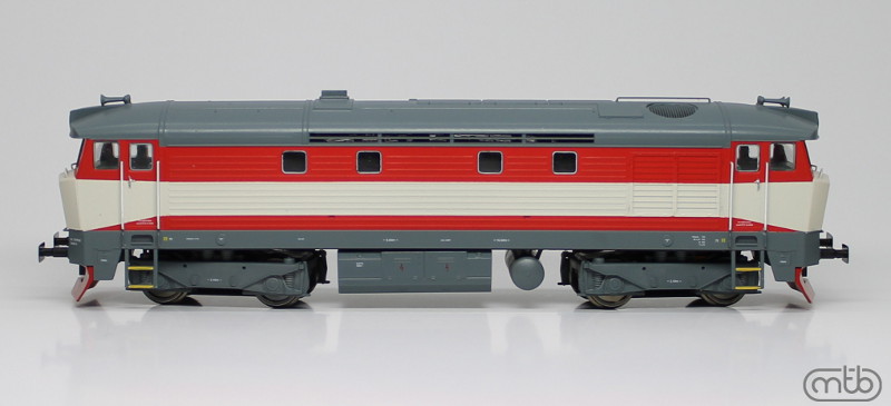 Dieselová lokomotiva Bardotka 749 257-2 ČD