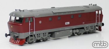 Dieselová lokomotiva Bardotka prototyp ČSD (HO)