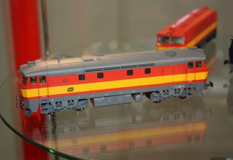 Dieselová lokomotiva Bardotka 749 100-4 ČD (HO)