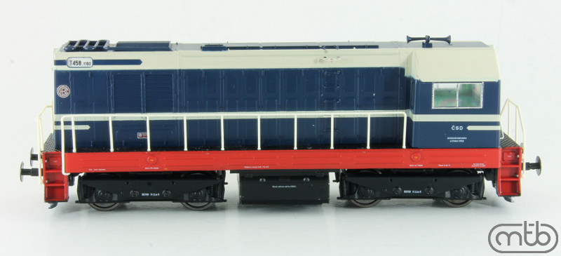 Motorová lokomotiva řady T458.1192 ČSD Zvuk