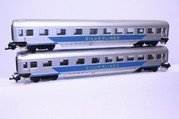 Set 2 vozů Silverines bazarmodelovéželeznice (TT)