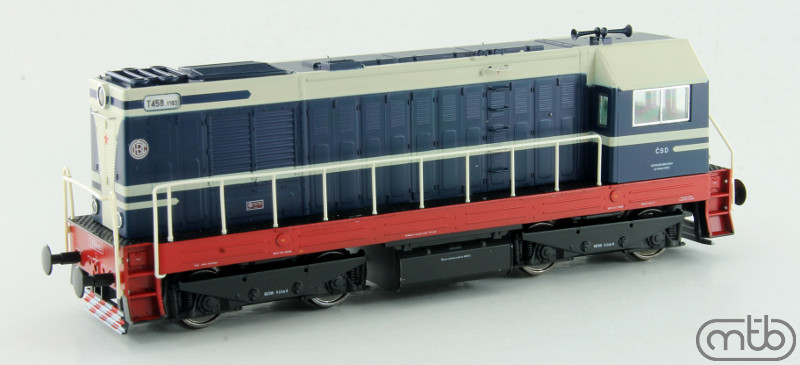 Diesel-elektrická lokomotiva řady 721 (ex. T458.0/1 ČSD MTB model (HO)