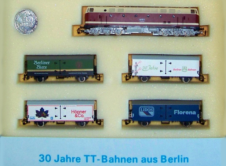Sběratelský set vyroben k výročí lokomotiva BR 119 + 4 vagóny (TT)
