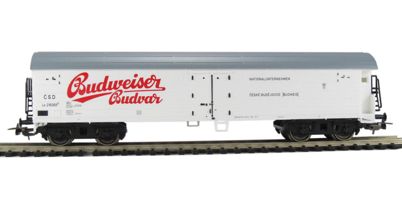 Chladírenský vagón "Budweiser" ČSD (HO)
