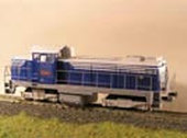 Maketa dieselové lokomotivy 730 632-7
