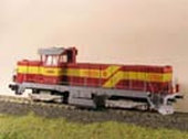 Maketa dieselové lokomotivy 731 001-4