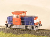 Maketa dieselové lokomotivy 708 010-4