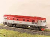 Maketa dieselové lokomotivy 751 155-3