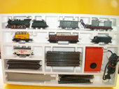Nákladní set s lokomotivou BR 55, vagóny, trafo, kolejivo (HO)
