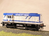 Maketa motorové  lokomotivy 749 759-6