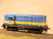 Maketa motorové lokomotivy řady 740 515 -2