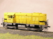 Maketa motorové lokomotivy řady T448 0898