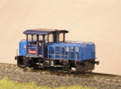 Maketa motorové lokomotivy řady 704 019-9 dráha cargo 