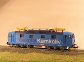 Maketa elektrické lokomotivy řady 372 010-9