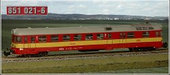 Motorový  vůz  řady 851 021-6 drah ČSD