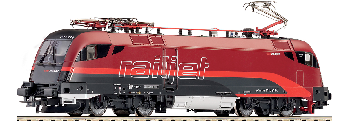 Roco 62366 Elektr. lokomotiva „Railjet“ OBB se zvukem (HO)