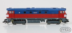 Dieselová lokomotiva ř. 749 019-6 ČD  MTB-Model - Mašinky (TT)