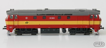 Dieselová lokomotiva 751.159 ČSD analog (HO)