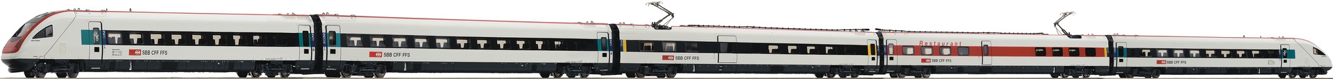 Roco 63154 Elektrická jednotka ICN  SBB se zvukem! (HO)