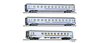 Set tří osobních vozů „Berlin-Warszawa-Express 2“ PKP