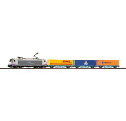 Sada Start-SET Elektrická lokomotiva s 3 ks.plošinových vagonů s kontejnery