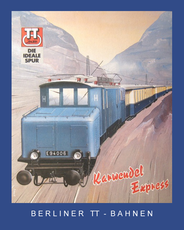 Limitovaný osobní set ,,Karvendl express" lokomotiva + 3 vagóny (TT)