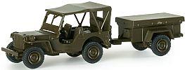 Jeep Willys s přívěsem M 100