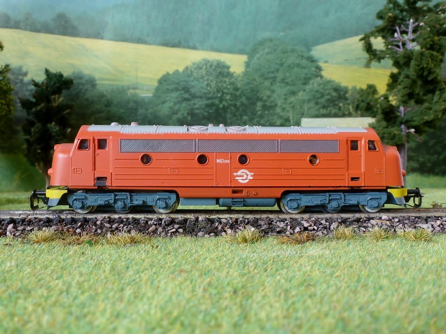 BTTB - Dieselová lokomotiva Nohab M61 Máv - TT
