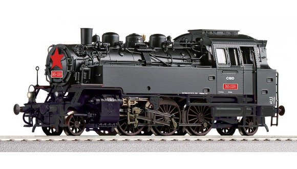  ROCO 73203  Parní lokomotiva BR 365.4 ČSD, DCC se zvukem (HO)
