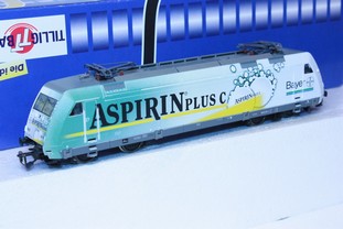 Model elektrické lokomotivy Aspirin 