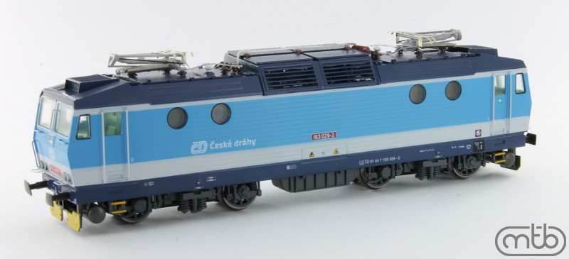 Model elektrické lokomotivy 163 029 ČD  MTB Modely Mašinky (HO)