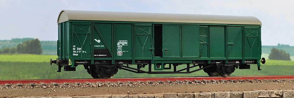 Model poštovního nákladního vagónu ŽSR