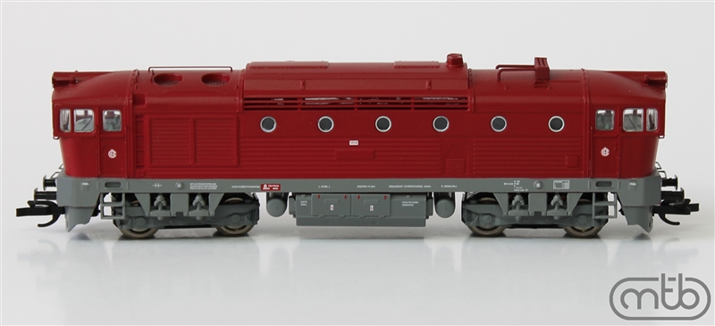 Model dieselové lokomotivy TT478 3135 ČSD