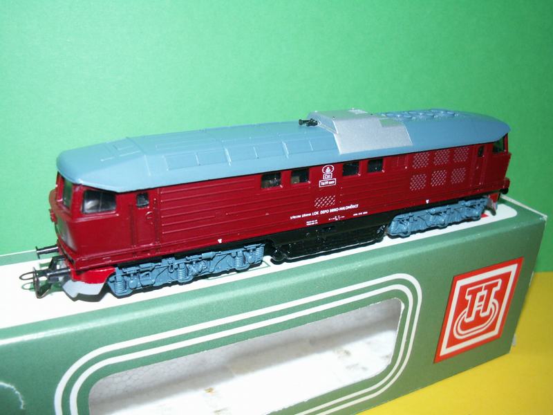 Model dieselové lokomotivy T679 2002 ČSD TT