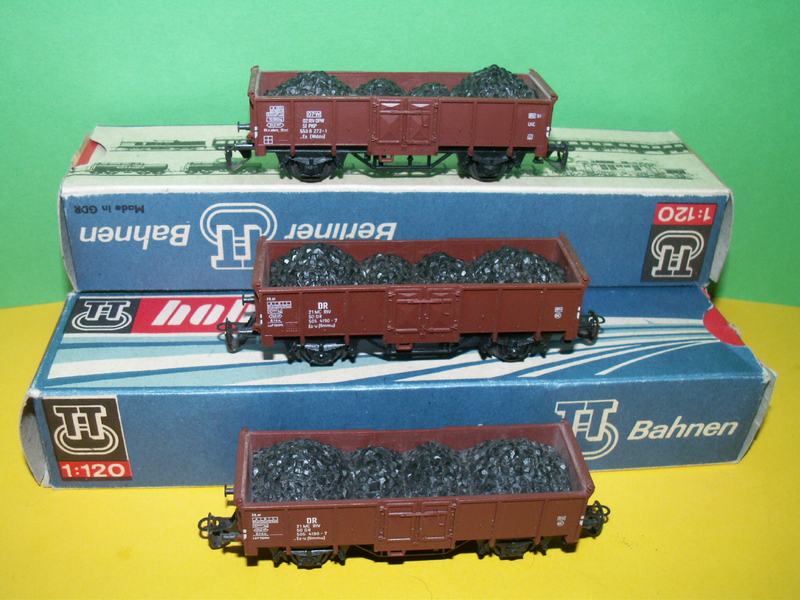 Set 3 vagonů s uhlím