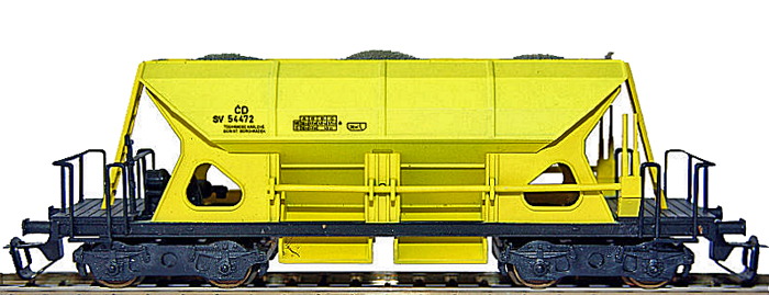 Samovýsypný nákladní vůz ČD (TT) modely Tillig TT Bahn