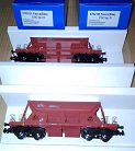 SET - 2x vůz Sas/Faccs ČSD IV. epocha - Ex VDV, Bramos3702 12, modelová železnice/HO/