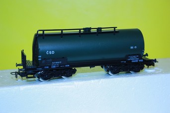 Cisternový 4- osý vagon ČSD- vitrínový model
