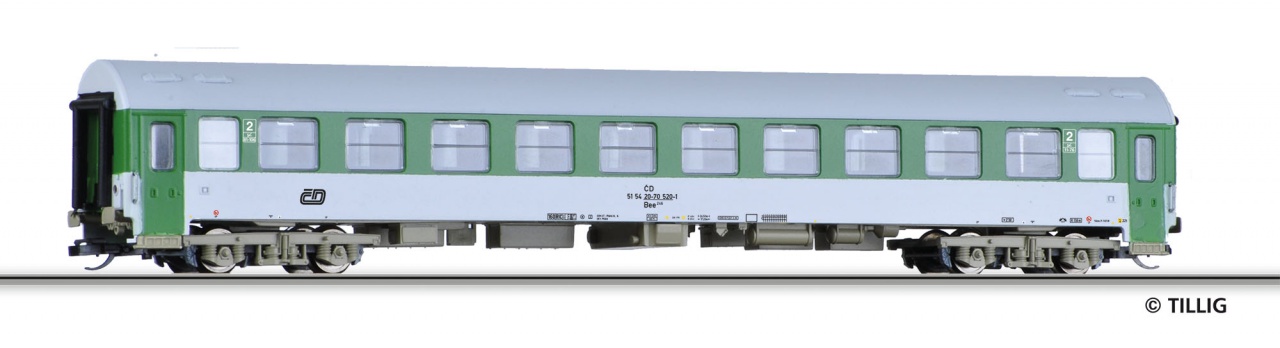 Tillig TT Bahn - Rychlíkový vůz 2. třídy Bee (TT)