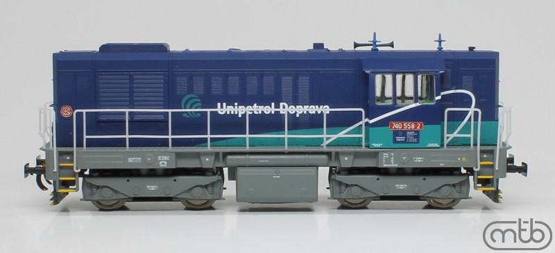 MTB Model Dieselová lokomotiva UNIPETROL 740 558 digitál/zvuk (HO) 