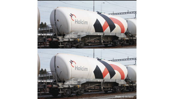 H0 - 2 ks cisternových vozů Holcim / ROCO 76145