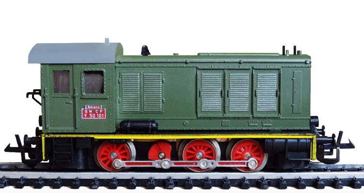Zcela nový model dieselové lokomotivy SNCF (TT)