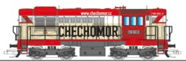 02758 Tillig TT Bahn - Dieselová lokomotiva řady 740, „ČECHOMOR“, KDS s.r.o. Kladno