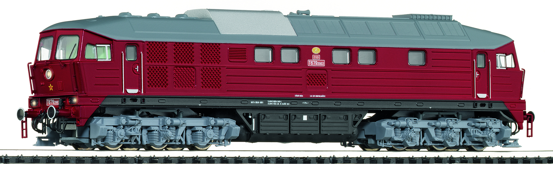 Roco 36208 Model dieselové lokomotivy T679 ČSD (TT)