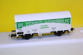 Nákladní vagón ,,Gambrinus" ČSD Roco (HO)