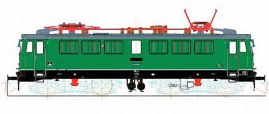 31630 Kuehn - Elektrická lokomotiva řady 242