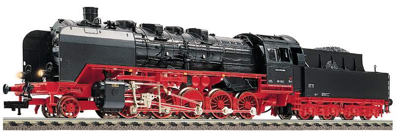 Parní lokomotiva BR 50/555 lze přeznačit na ČSD (HO) Fleischmann