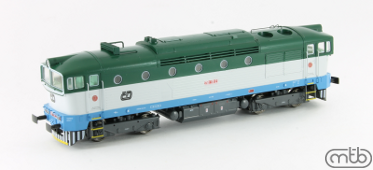 H0 - Dieselová lokomotiva 750 118 - ČD brejlovec