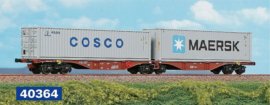 40364 A.C.M.E. - Set dvou kontejnerových vozů řady Sggrss 80 "Maersk / Cosco"